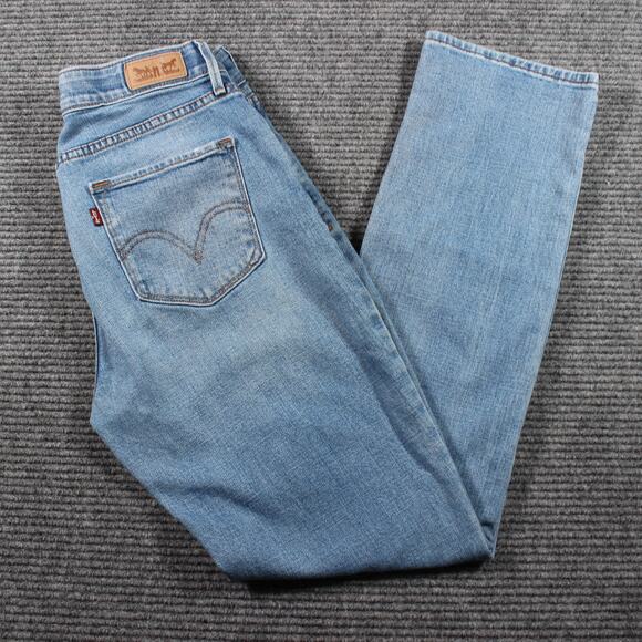 Levi’s Jeans Womens 8S Light Wash 525 Perfect Waist Straight Stretch - Picture 1 of 10